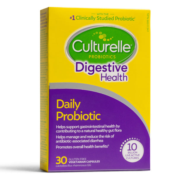 Culturelle digestive health product packaging front
