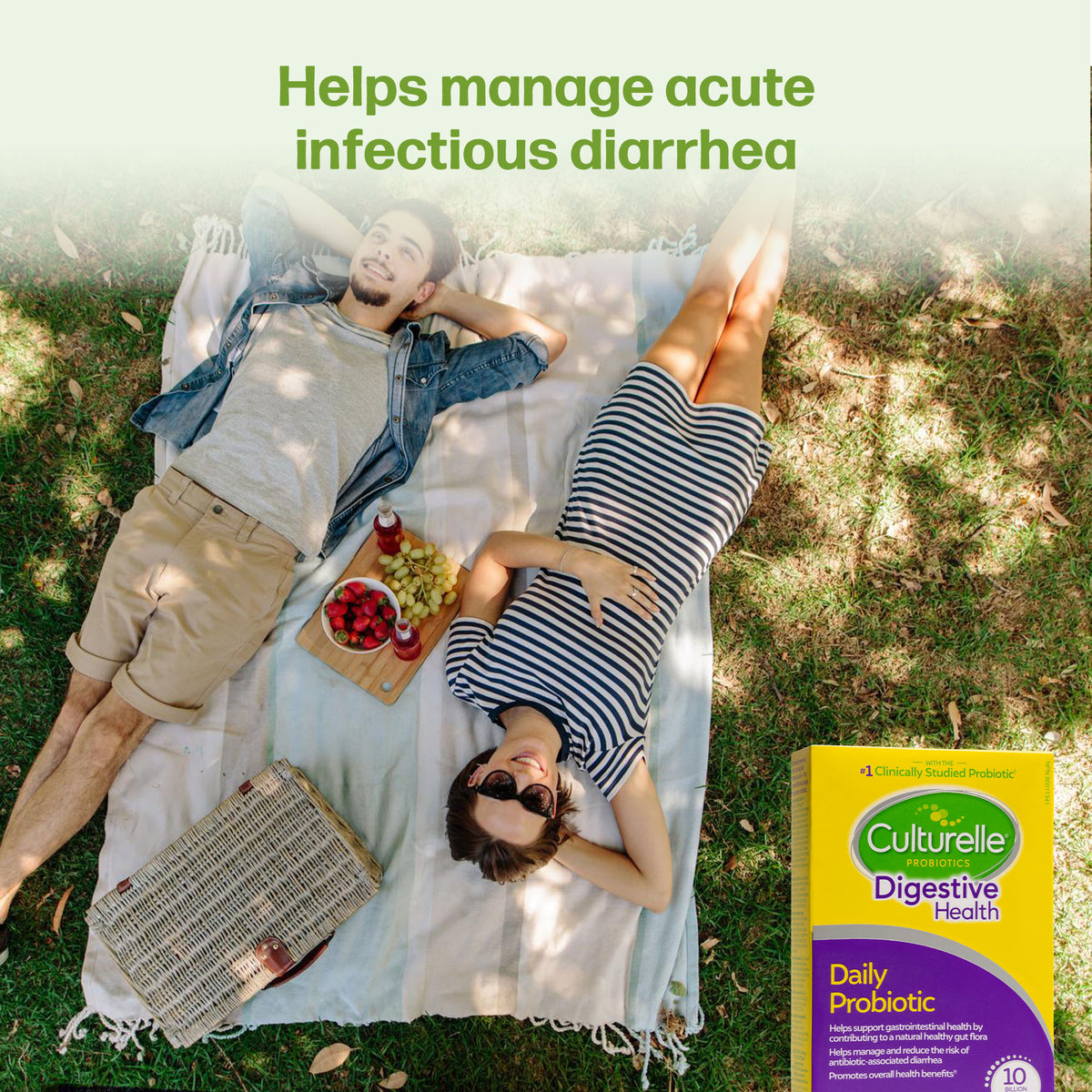 Culturelle Digestive Health helps manage acute infectious diarrhea
