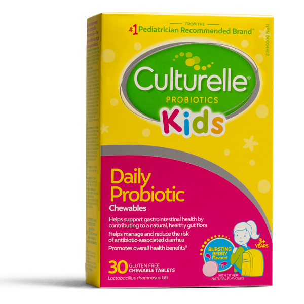 Culturelle Kids Daily Probiotic chewables packaging front